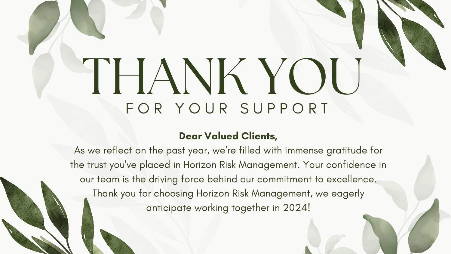Thank you year end 2023