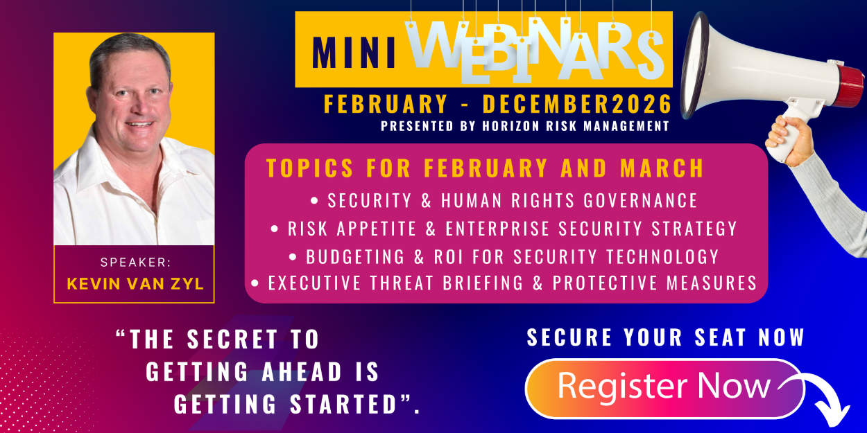 Horizon Risk Upcoming Mini Webinars